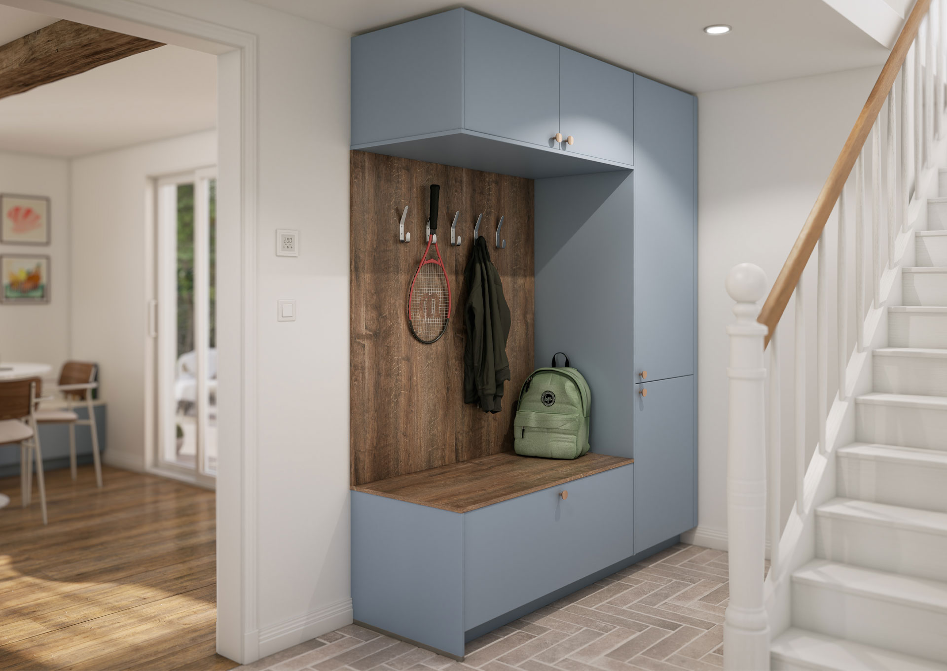 Halmeubel Dolce Carrara Brons bank kast